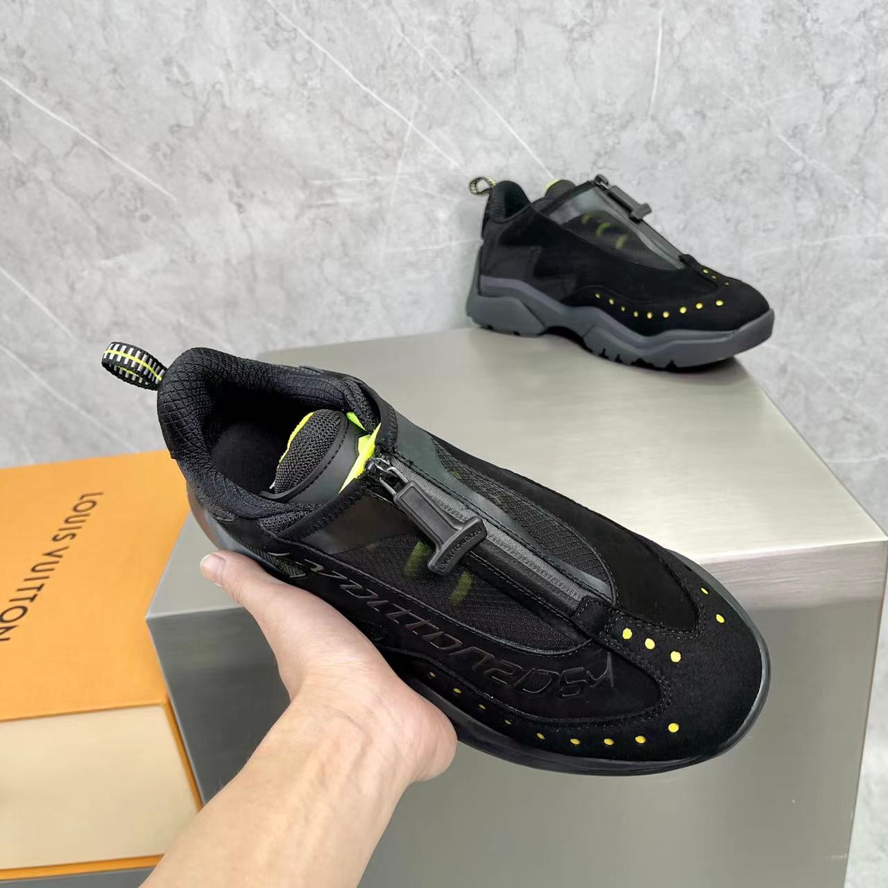 Louis Vuitton Men's Millenium Sneaker(upon uk size) - FashionPlug