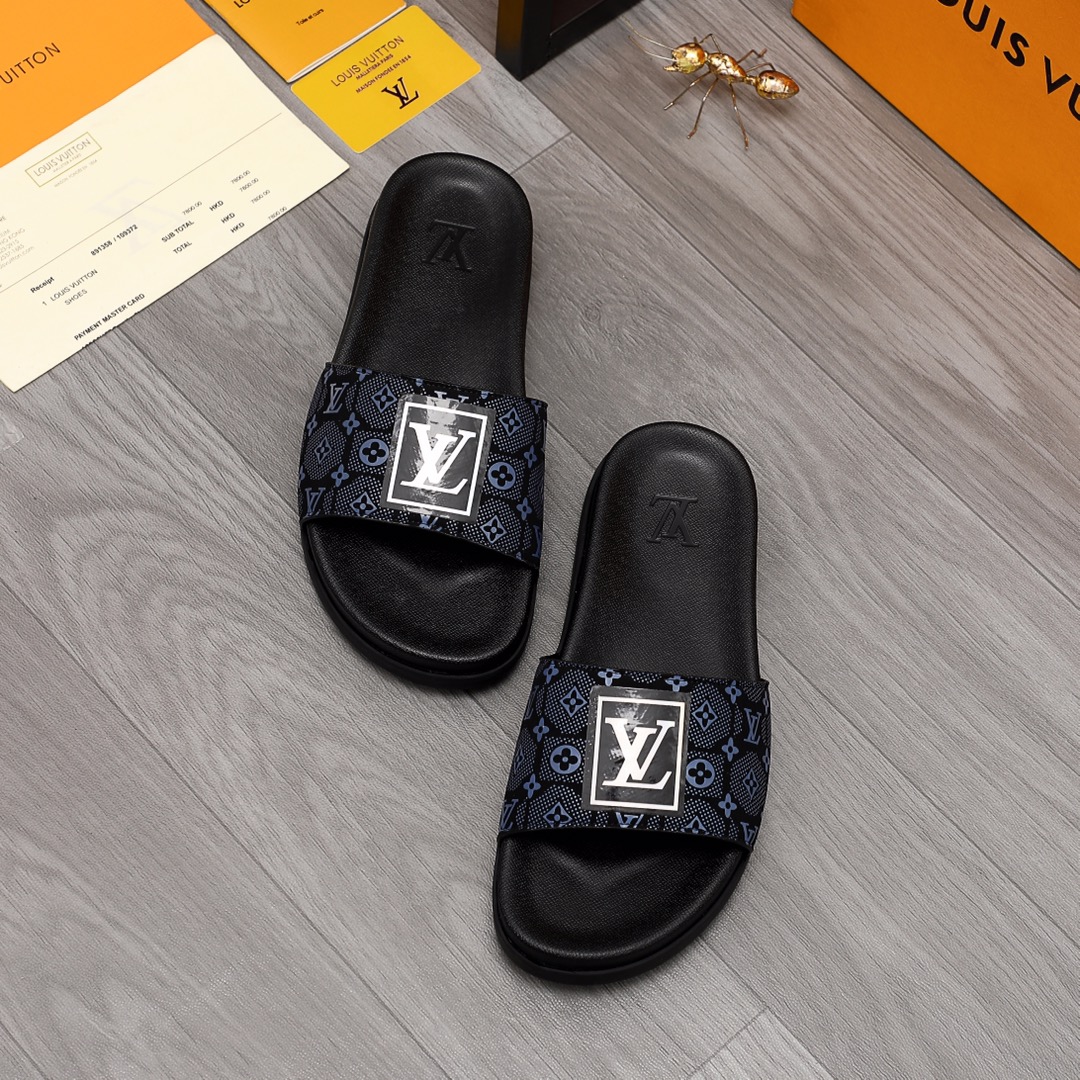 Louis Vuitton Monogram Slippers - FashionPlug