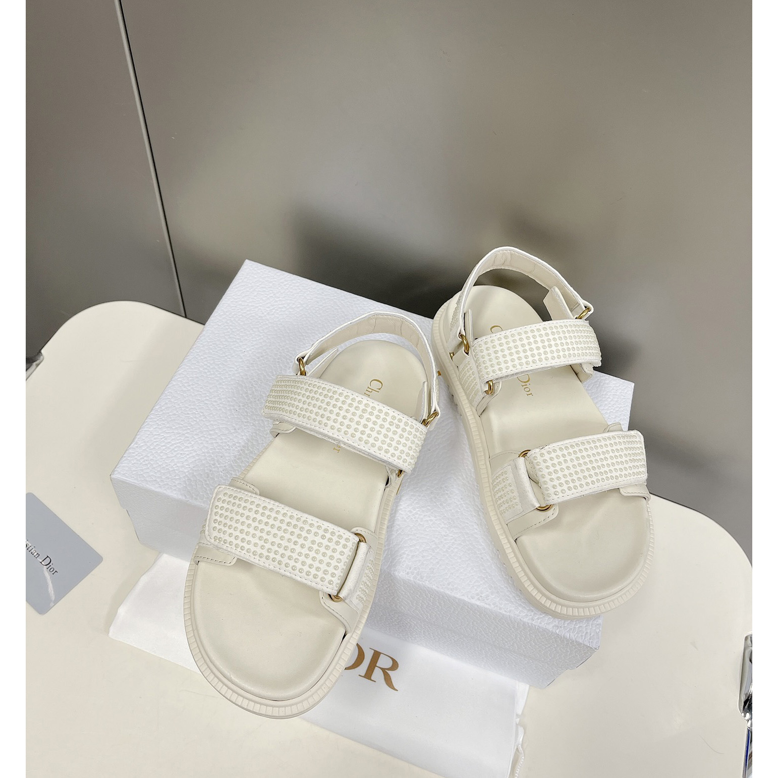 Dior Women Dioract Sandal - FashionPlug