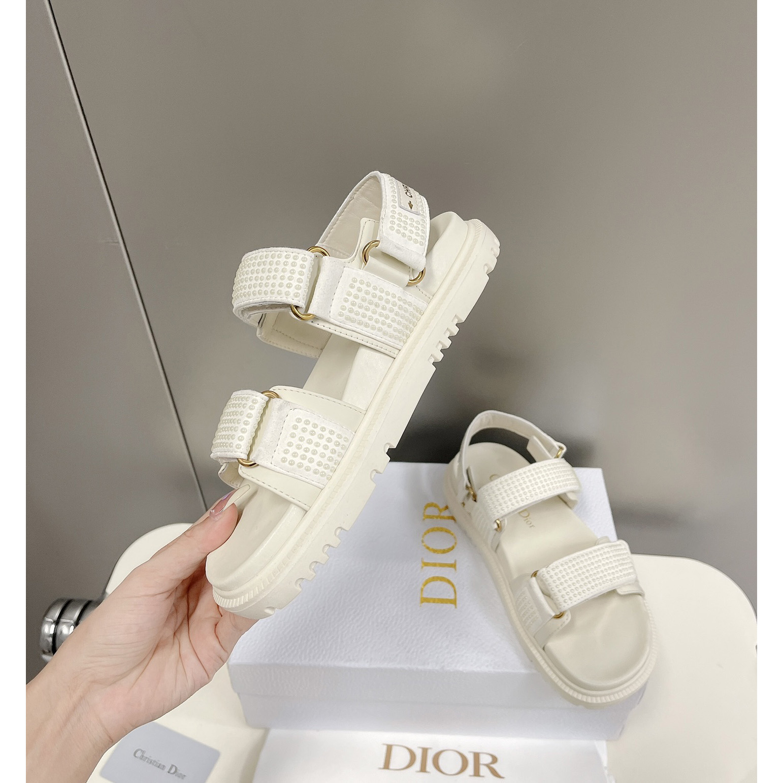 Dior Women Dioract Sandal - FashionPlug