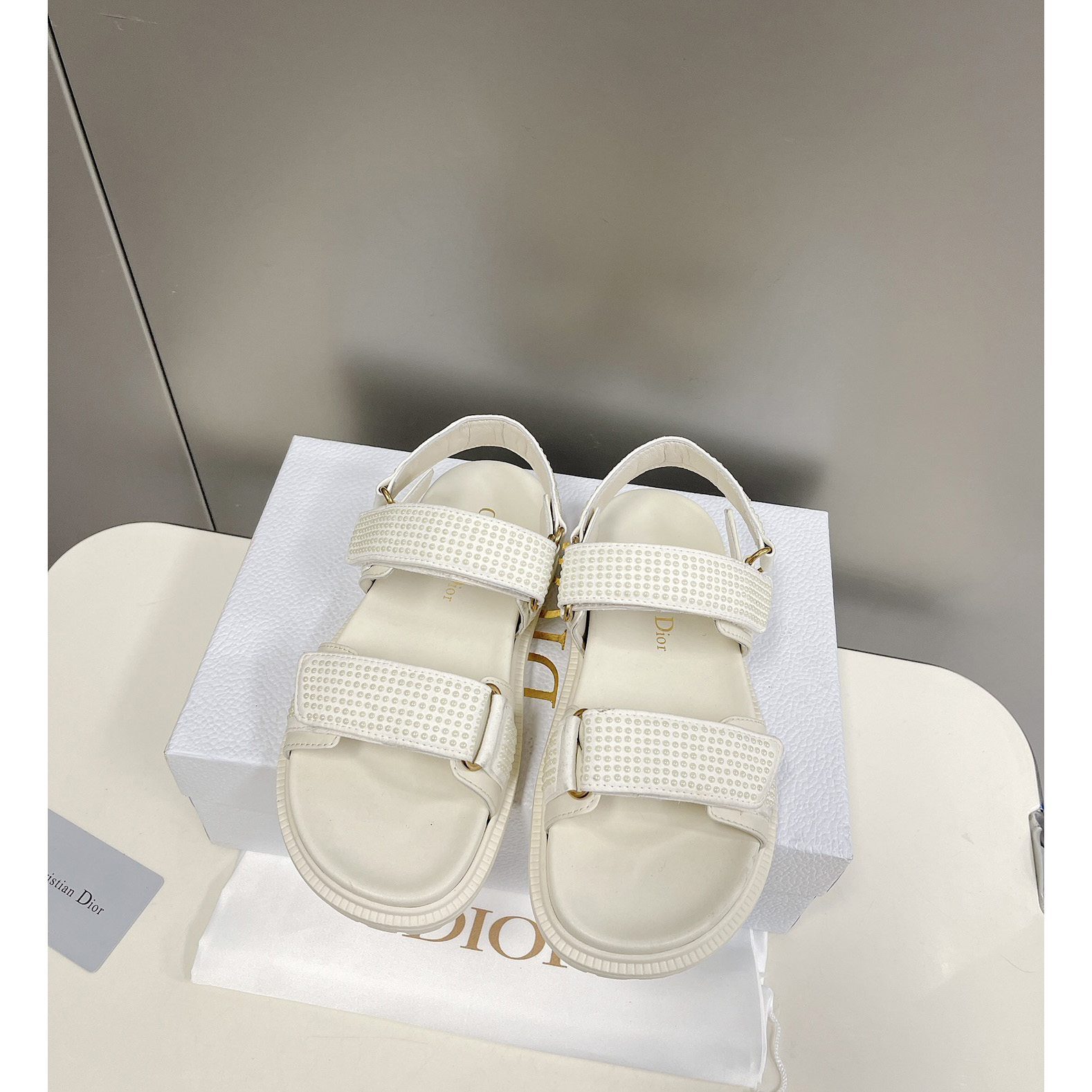 Dior Women Dioract Sandal - FashionPlug