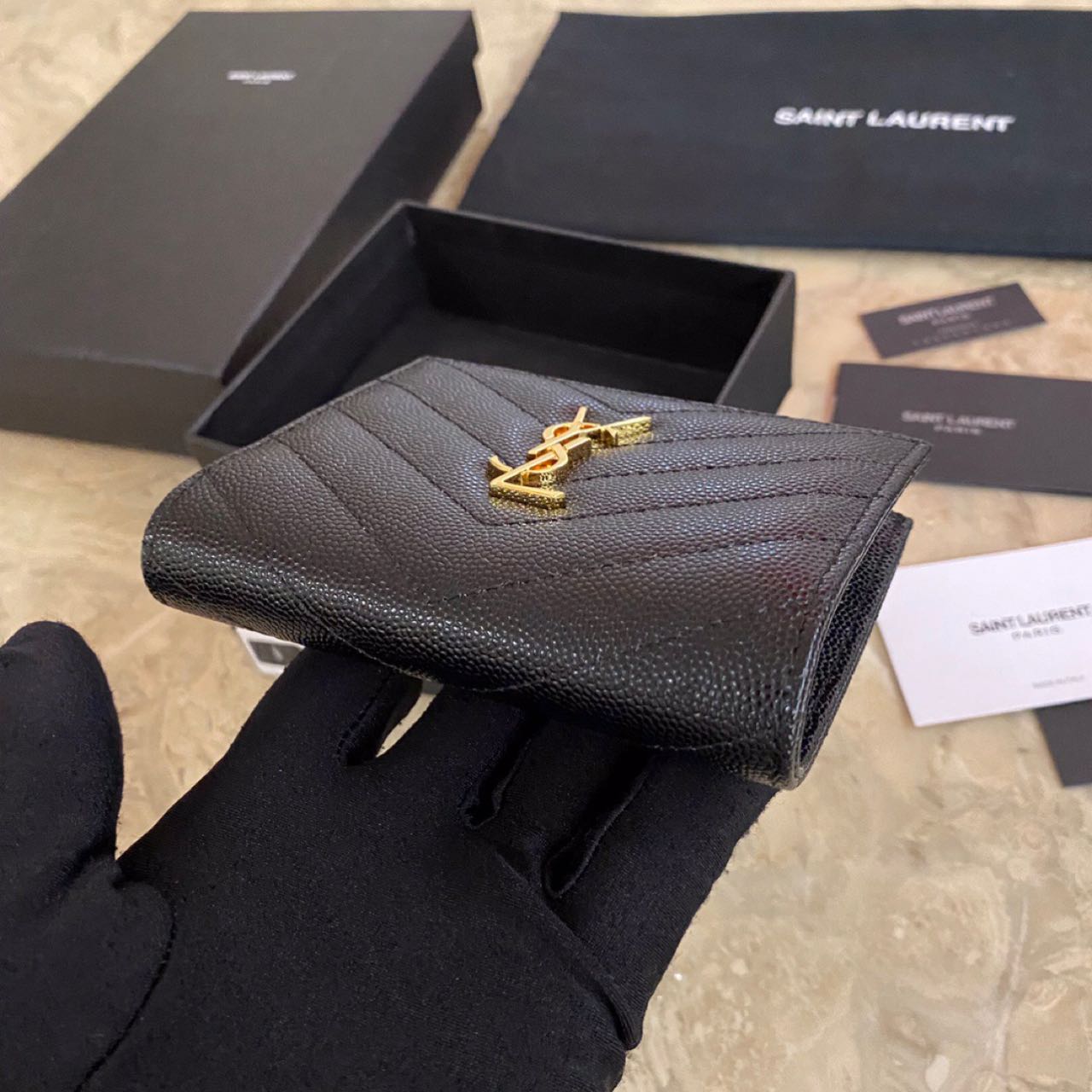 Saint Laurent Wallet - FashionPlug
