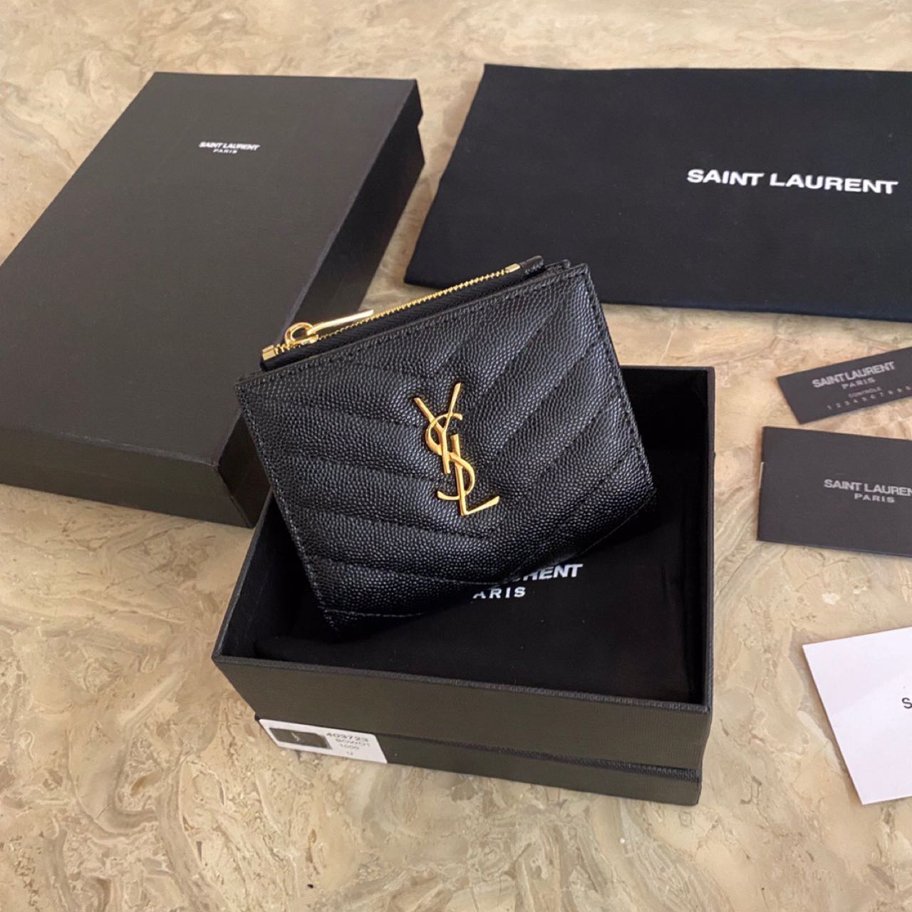 Saint Laurent Wallet - FashionPlug