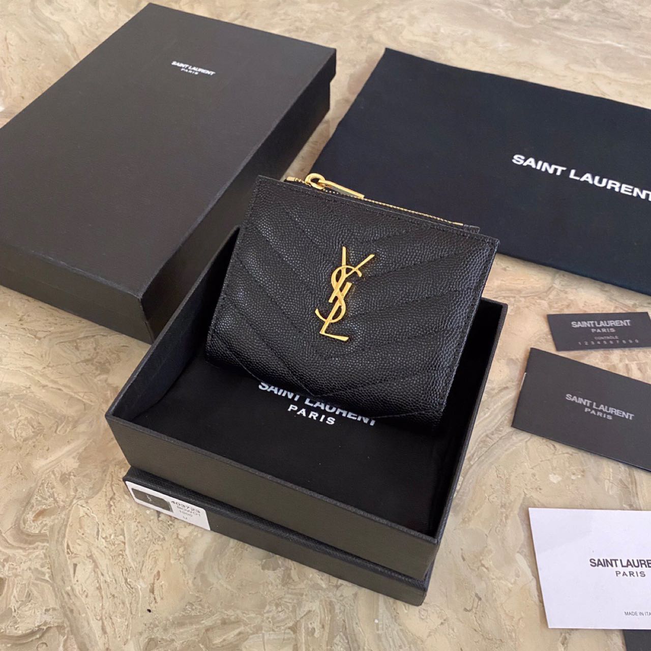 Saint Laurent Wallet - FashionPlug