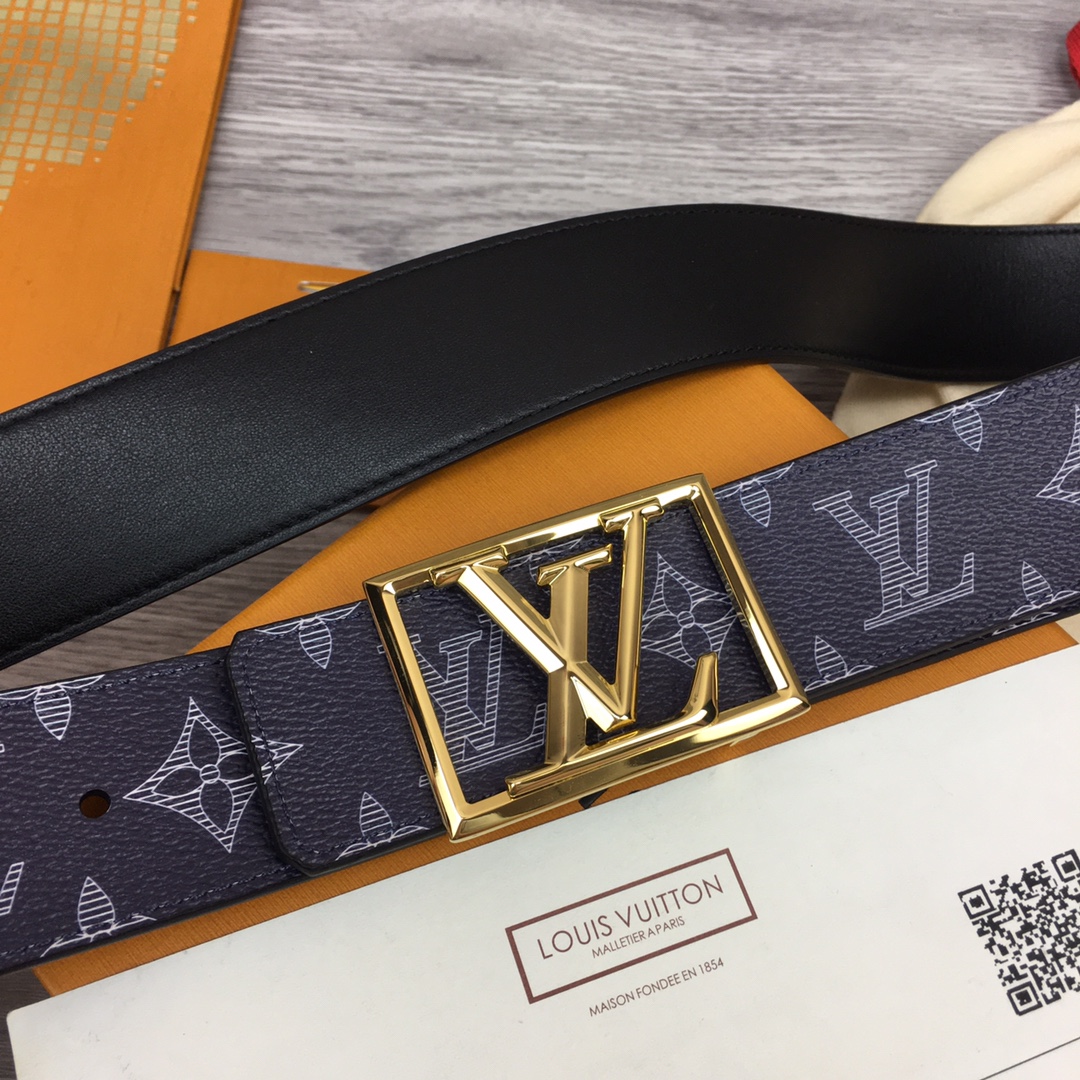 Louis Vuitton Shape 40MM Reversible Belt - FashionPlug