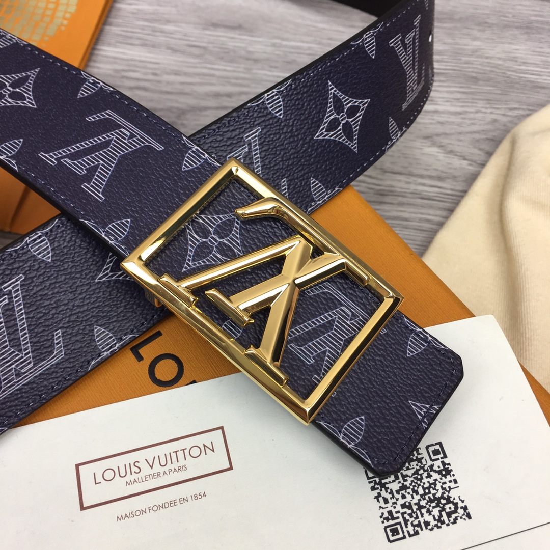 Louis Vuitton Shape 40MM Reversible Belt - FashionPlug