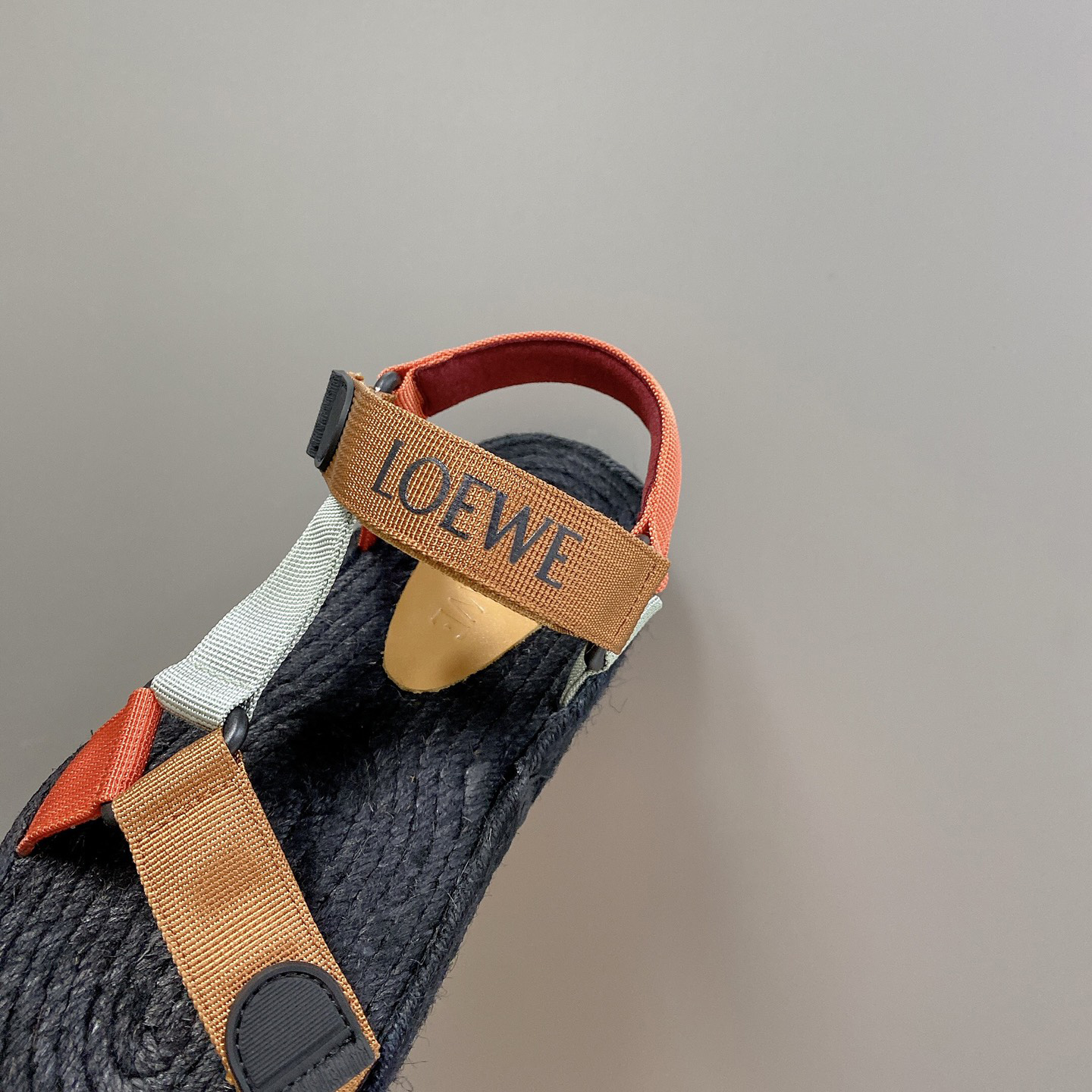 Loewe Strappy Espadrille In Nylon - FashionPlug