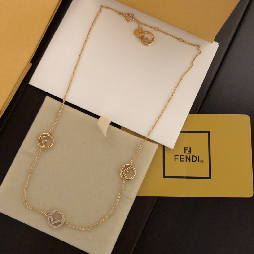 Fendi F Is Fendi Necklace - FashionPlug