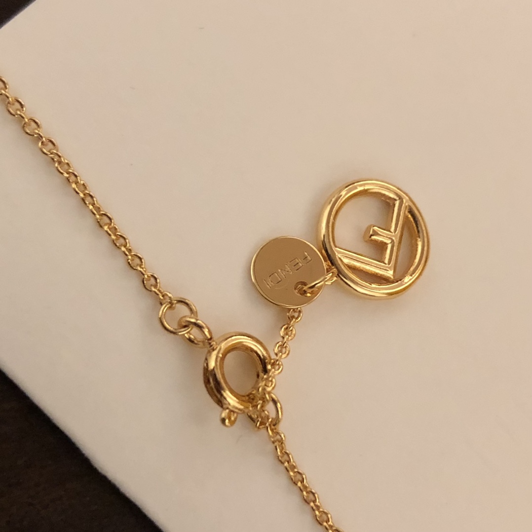 Fendi F Is Fendi Necklace - FashionPlug