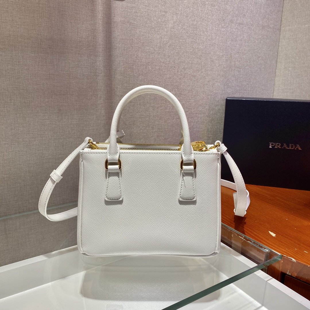 Prada Galleria Saffiano Leather Micro-Bag(20-14.5-9.5cm)   1BA906 - FashionPlug