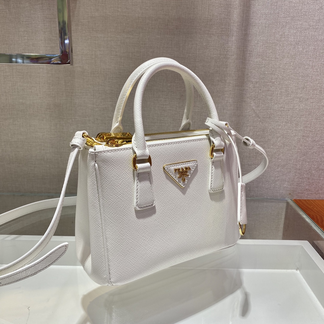Prada Galleria Saffiano Leather Micro-Bag(20-14.5-9.5cm)   1BA906 - FashionPlug