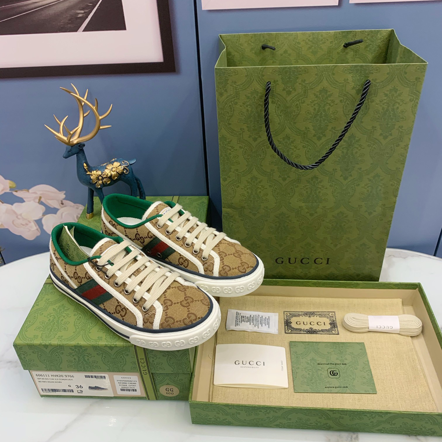 Gucci Tennis 1977 Sneaker - FashionPlug