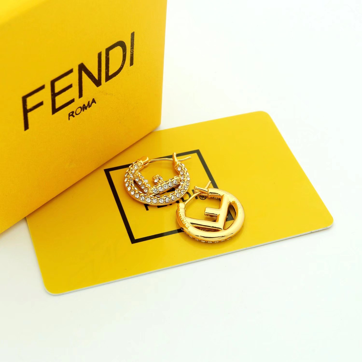 Fendi F Is Fendi Earrings - FashionPlug
