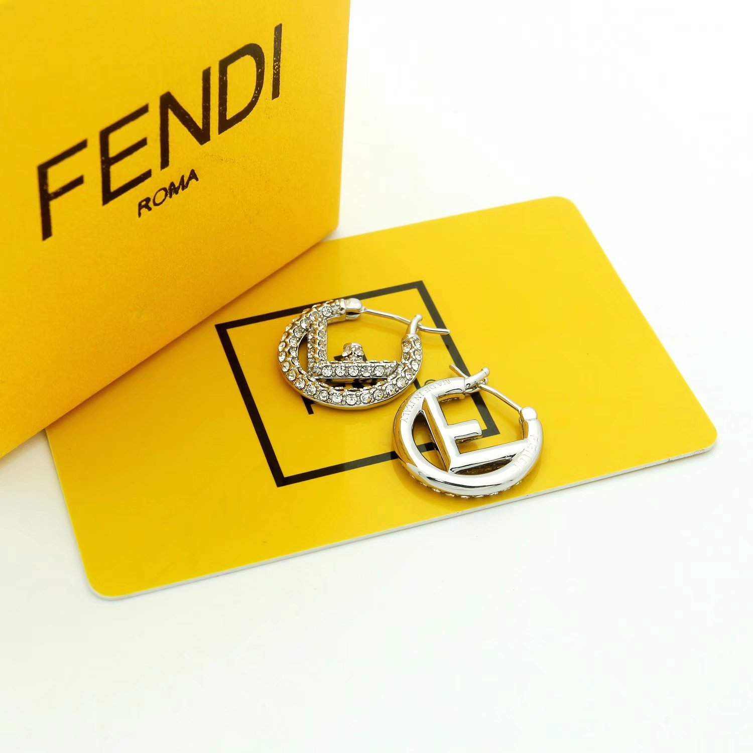 Fendi F Is Fendi Earrings - FashionPlug