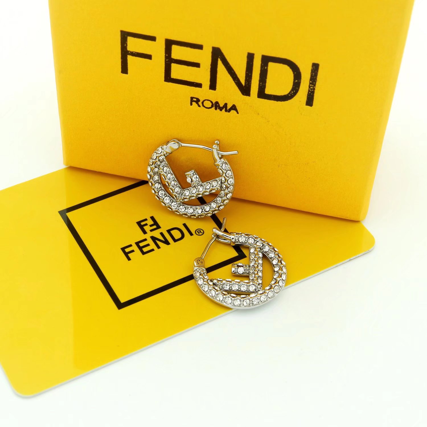 Fendi F Is Fendi Earrings - FashionPlug