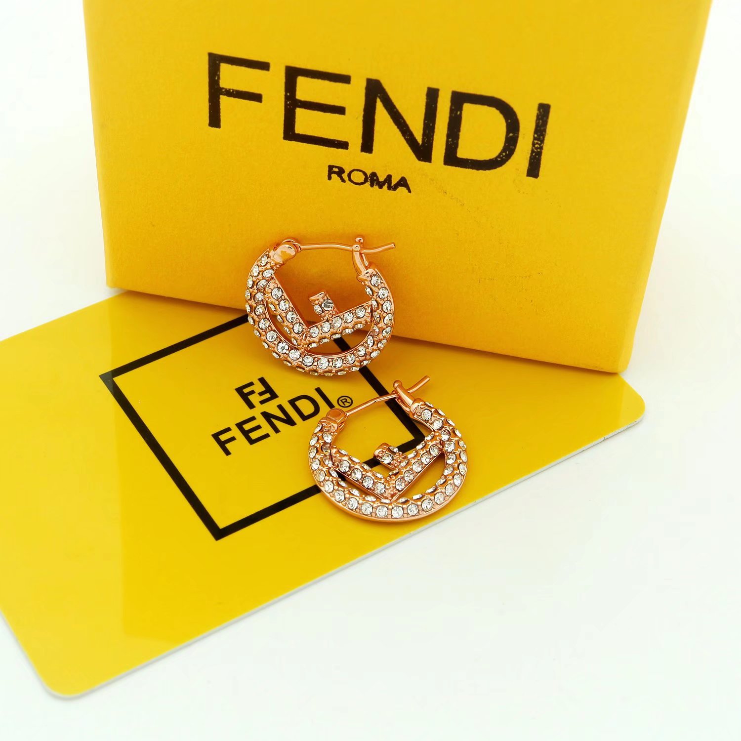 Fendi F Is Fendi Earrings - FashionPlug