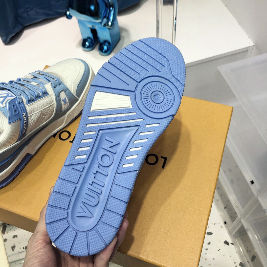 Louis Vuitton LV  Trainer Sneaker - FashionPlug