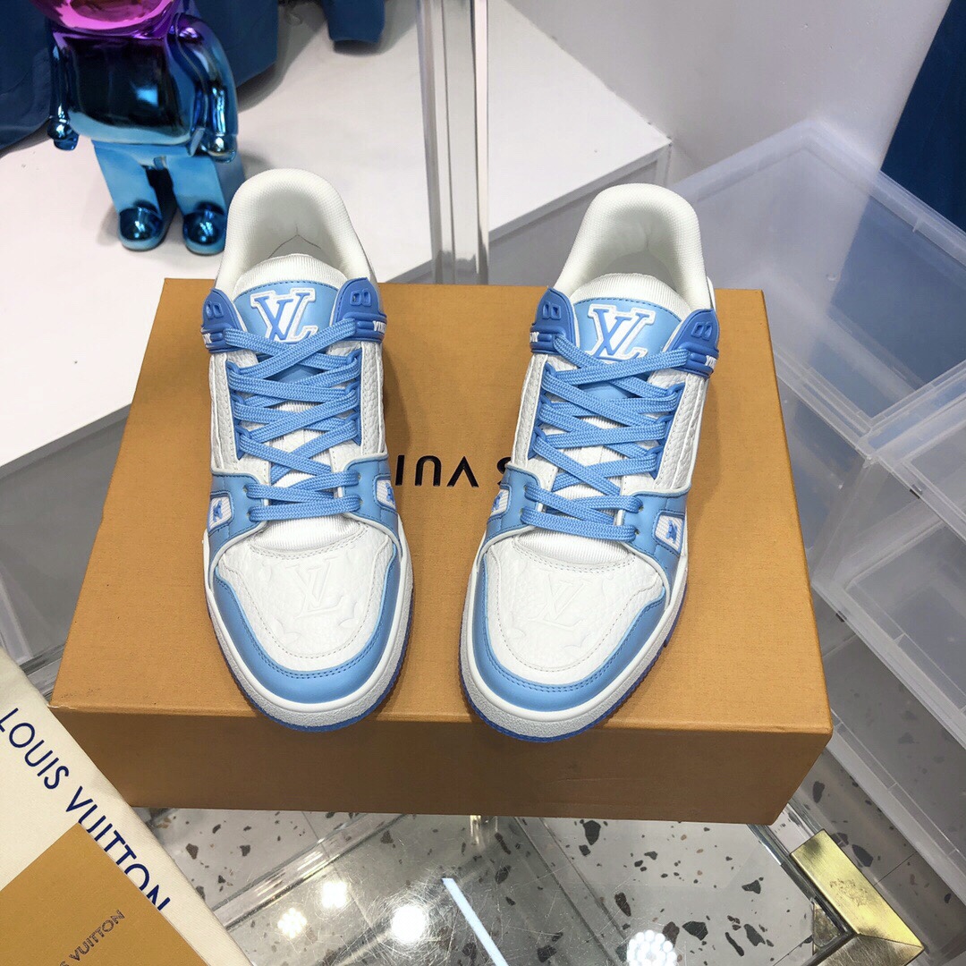 Louis Vuitton LV  Trainer Sneaker - FashionPlug