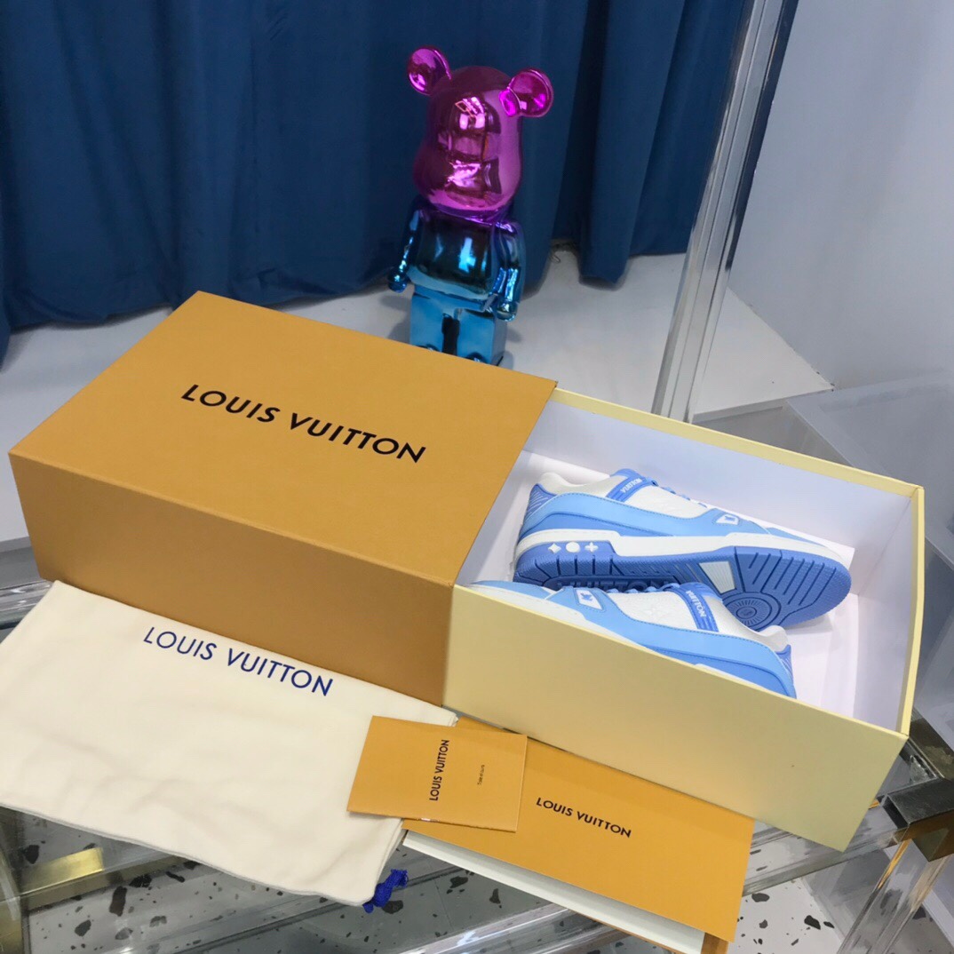 Louis Vuitton LV  Trainer Sneaker - FashionPlug