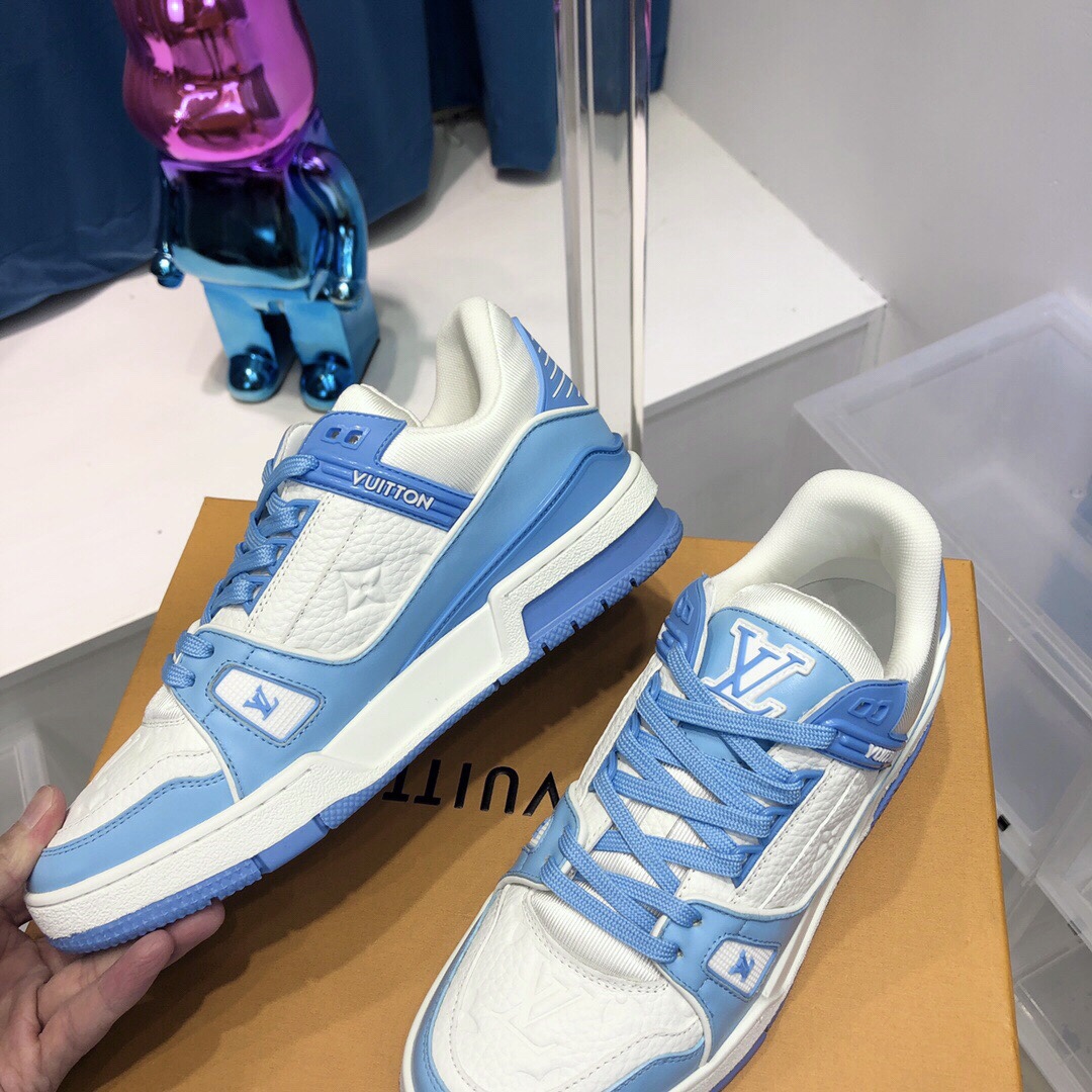 Louis Vuitton LV  Trainer Sneaker - FashionPlug