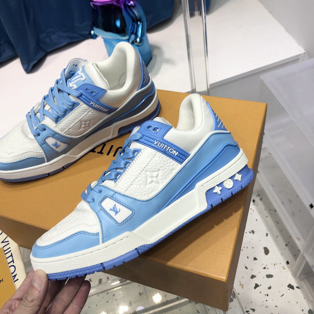 Louis Vuitton LV  Trainer Sneaker - FashionPlug