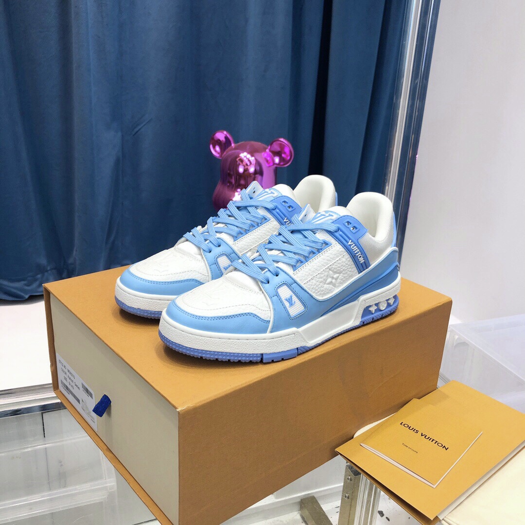 Louis Vuitton LV  Trainer Sneaker - FashionPlug