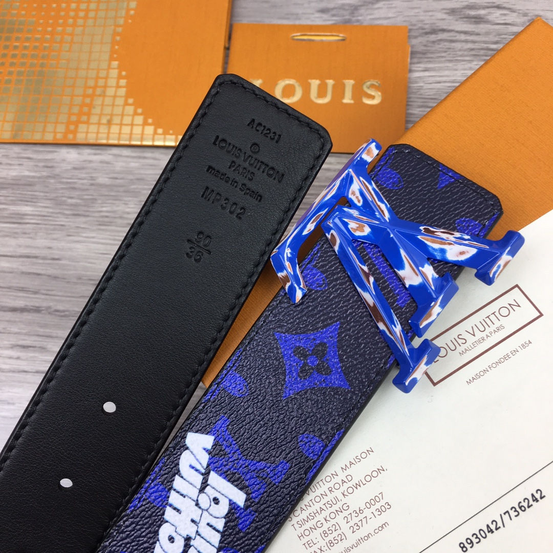 Louis Vuitton Gradient Shape 40MM Reversible Belt - FashionPlug