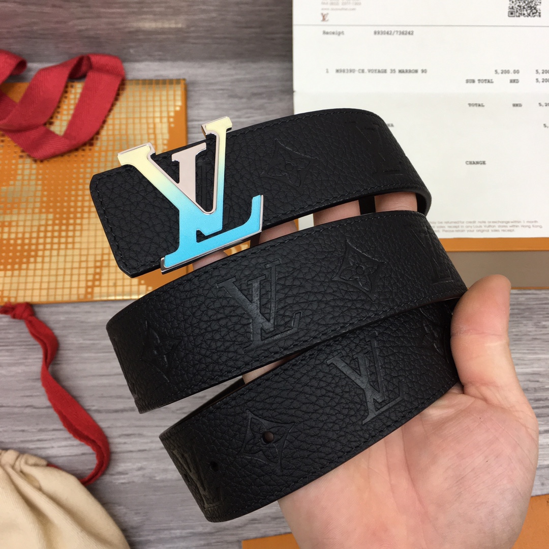 Louis Vuitton Shape 40MM Reversible Belt - FashionPlug