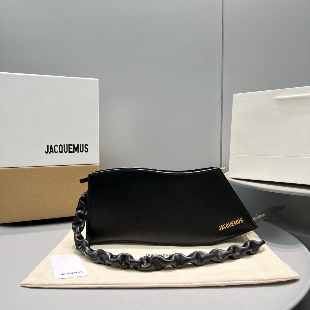 Jacquemus La Vague Ocean Curve Shoulder Bag(33-14.5-6cm) - FashionPlug