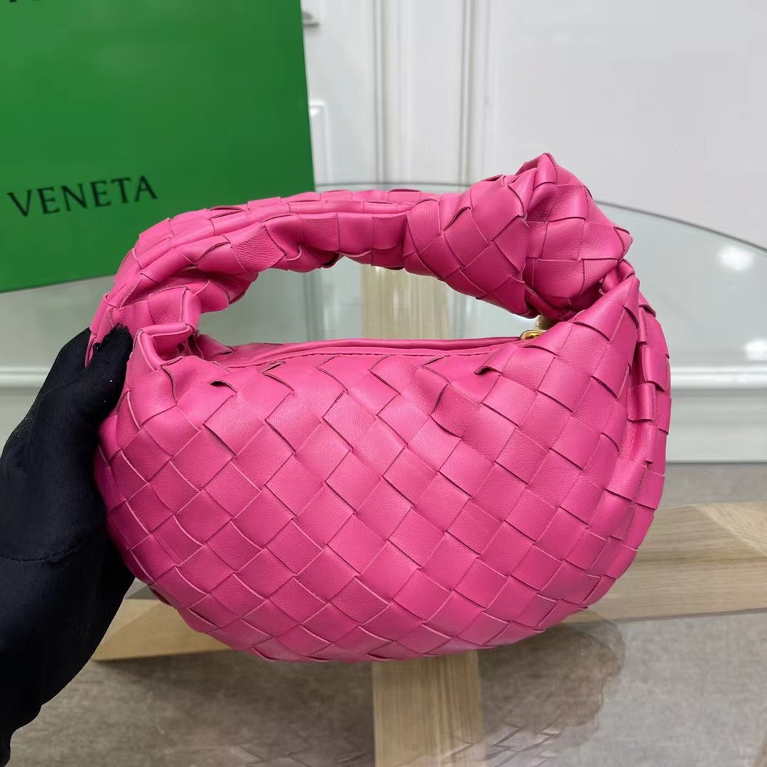 Bottega Veneta Teen Jodie Teen Intrecciato Leather Shoulder Bag(23-28-10CM) - FashionPlug