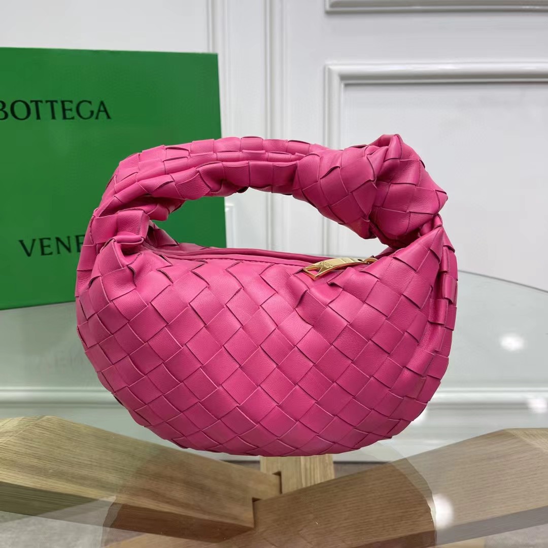 Bottega Veneta Teen Jodie Teen Intrecciato Leather Shoulder Bag(23-28-10CM) - FashionPlug