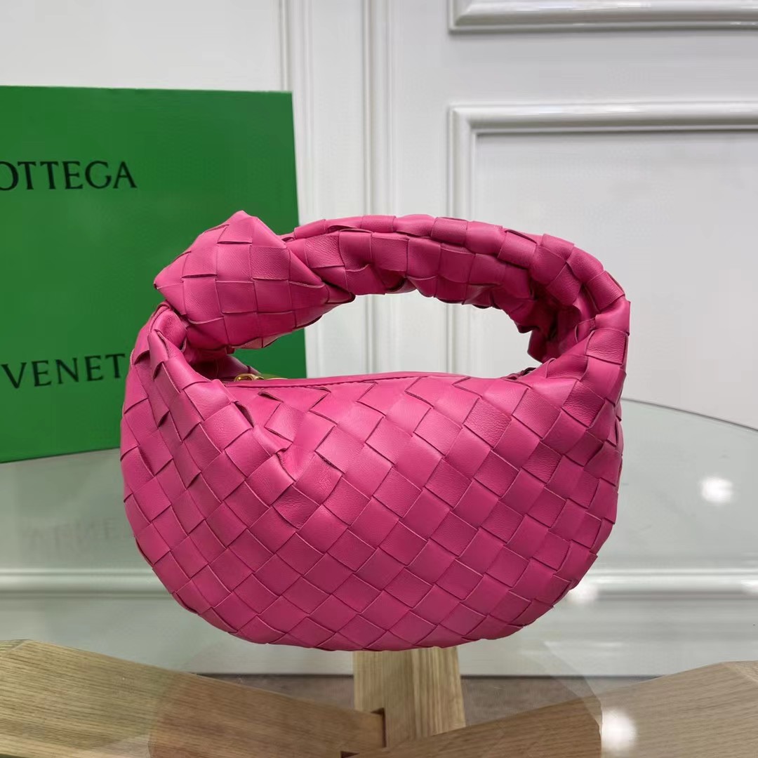 Bottega Veneta Teen Jodie Teen Intrecciato Leather Shoulder Bag(23-28-10CM) - FashionPlug