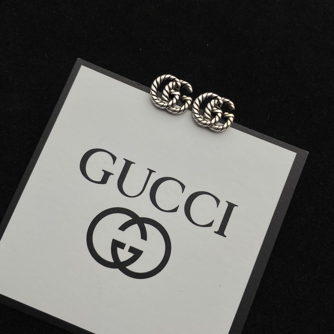 Gucci Double G Earrings - FashionPlug
