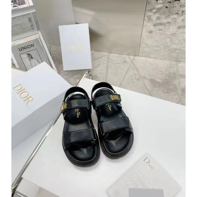 Dior Dioract Sandal With Lambskin - FashionPlug