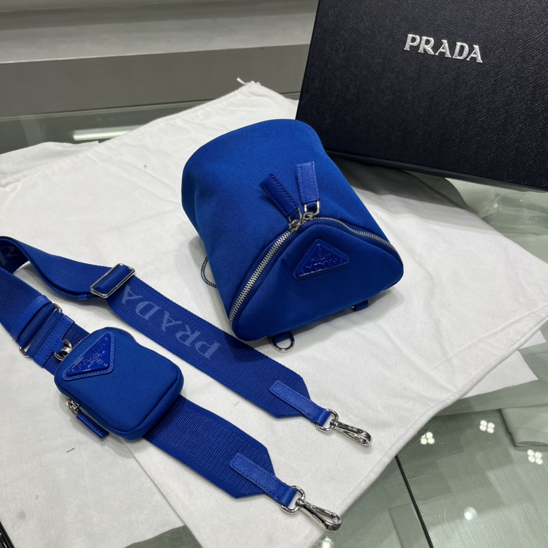 Prada Canvas Shoulder Bag(21-15-15cm)   2VH147 - FashionPlug