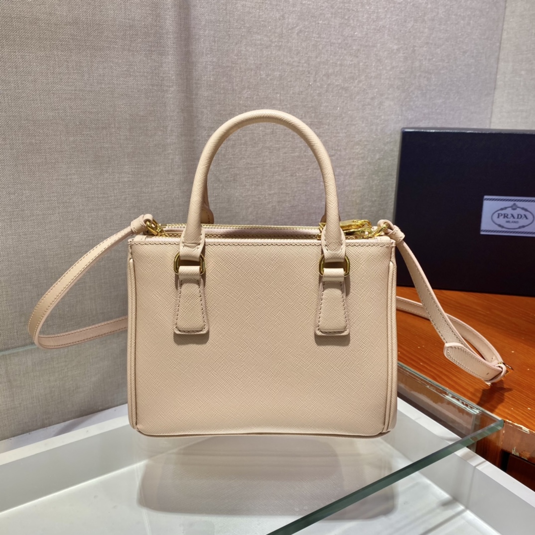 Prada Galleria Saffiano Leather Micro-Bag(20-14.5-9.5cm)   1BA906 - FashionPlug