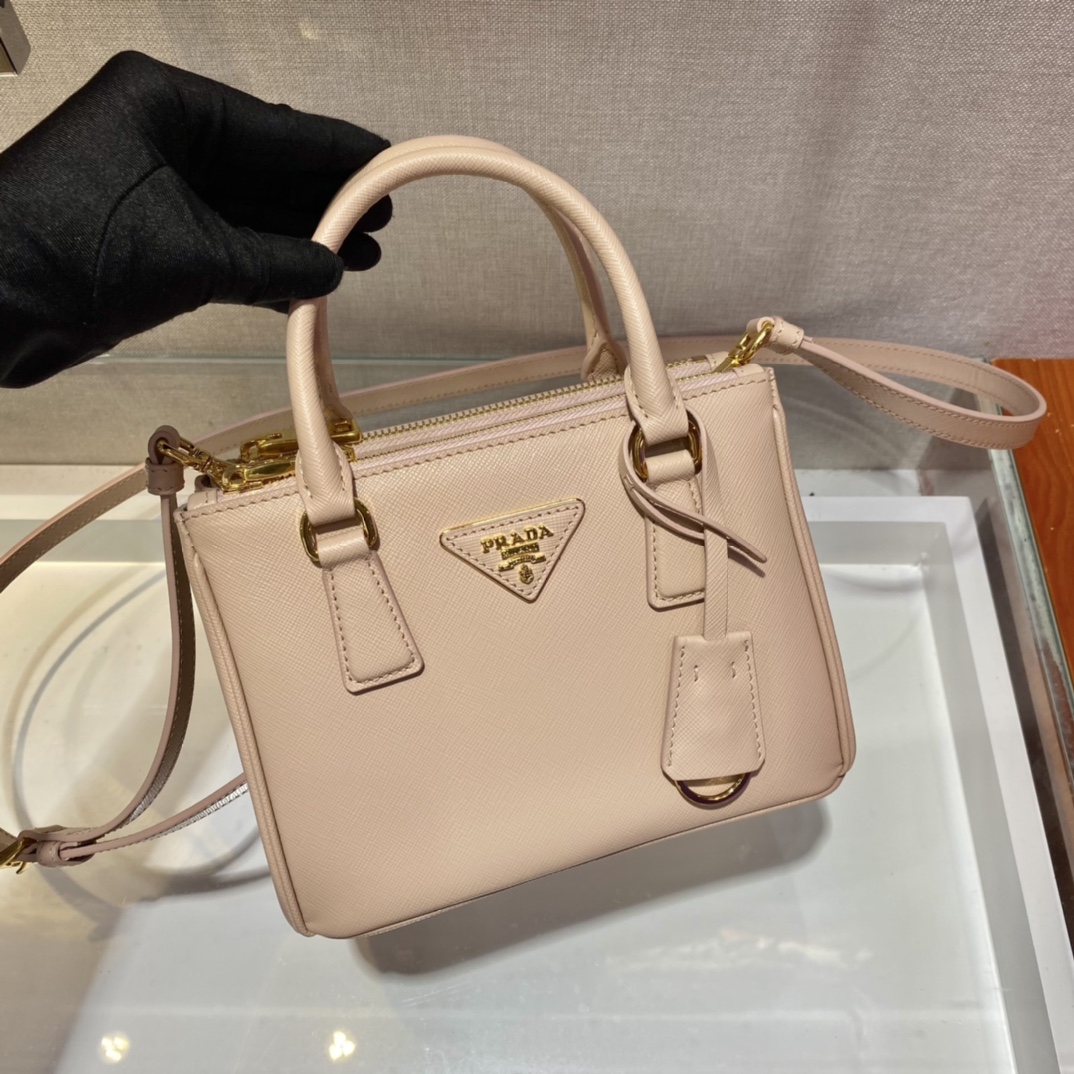 Prada Galleria Saffiano Leather Micro-Bag(20-14.5-9.5cm)   1BA906 - FashionPlug