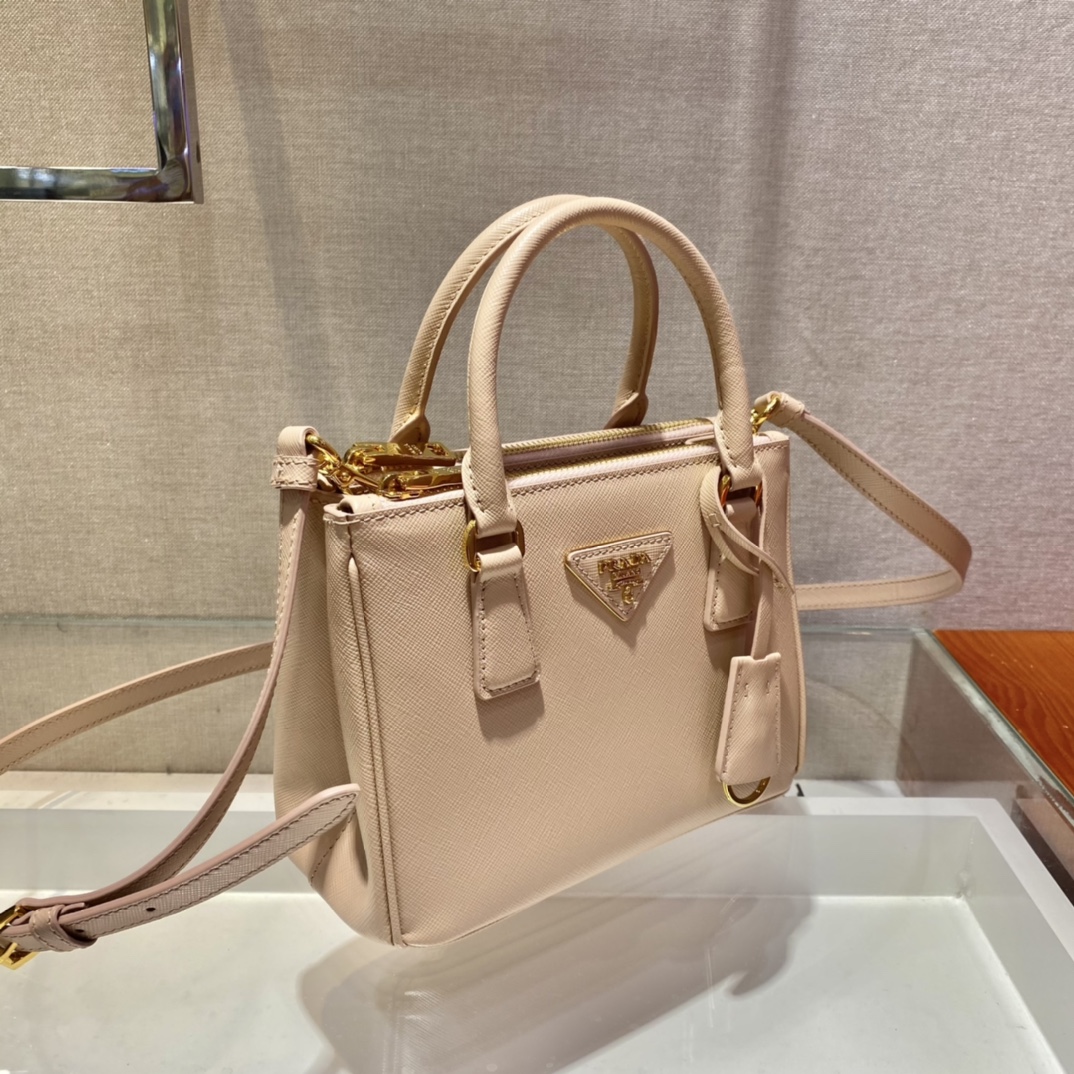 Prada Galleria Saffiano Leather Micro-Bag(20-14.5-9.5cm)   1BA906 - FashionPlug