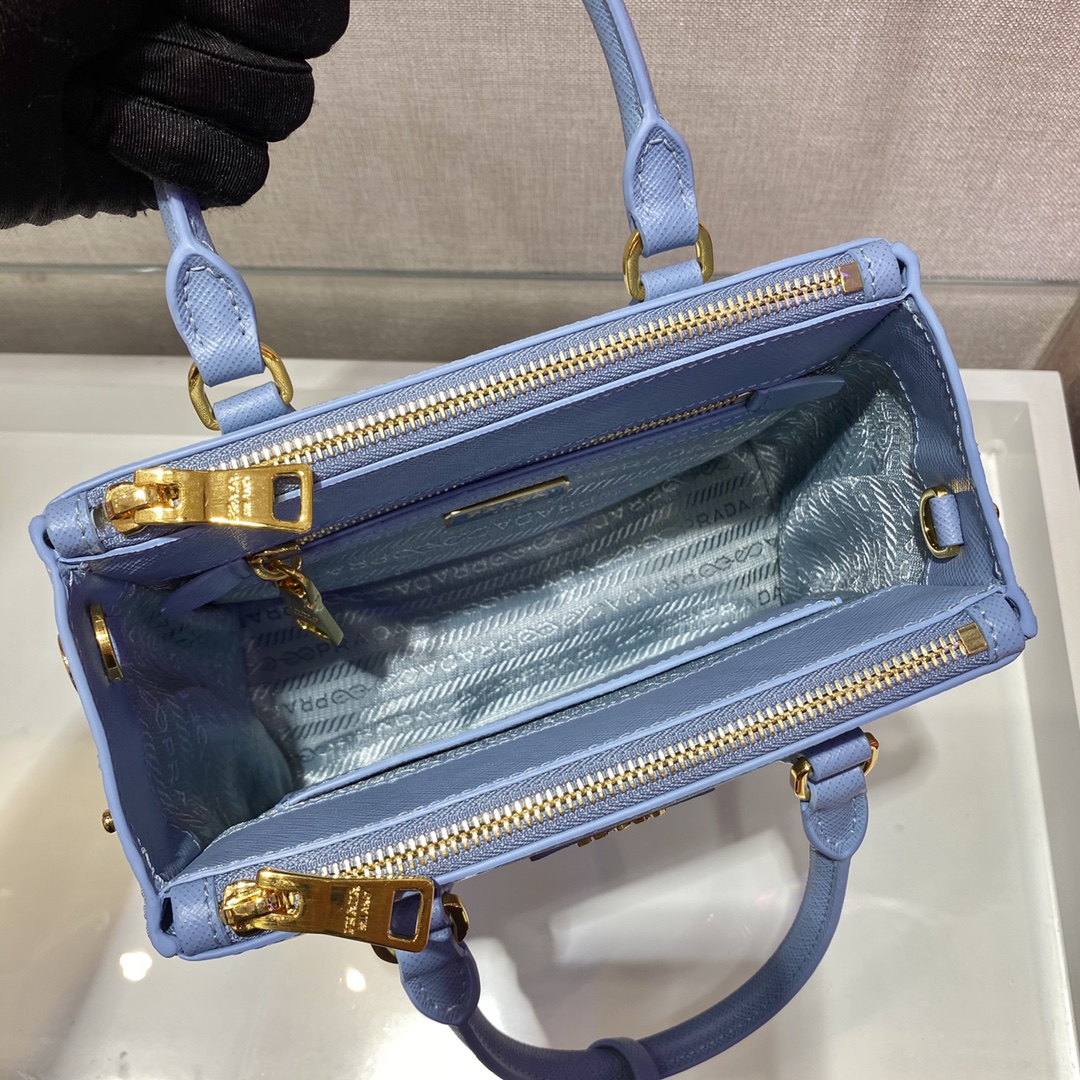 Prada Galleria Saffiano Leather Micro-Bag(20-14.5-9.5cm)   1BA906 - FashionPlug