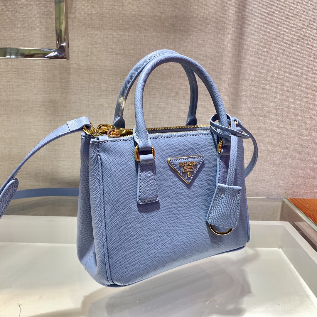 Prada Galleria Saffiano Leather Micro-Bag(20-14.5-9.5cm)   1BA906 - FashionPlug