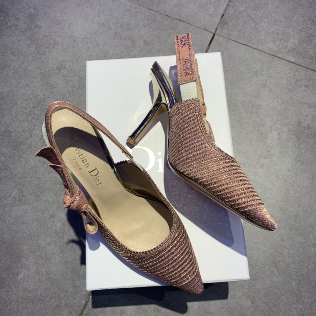 Dior J'Adior Slingback Pump With Heel Height Of 9.5cm - FashionPlug