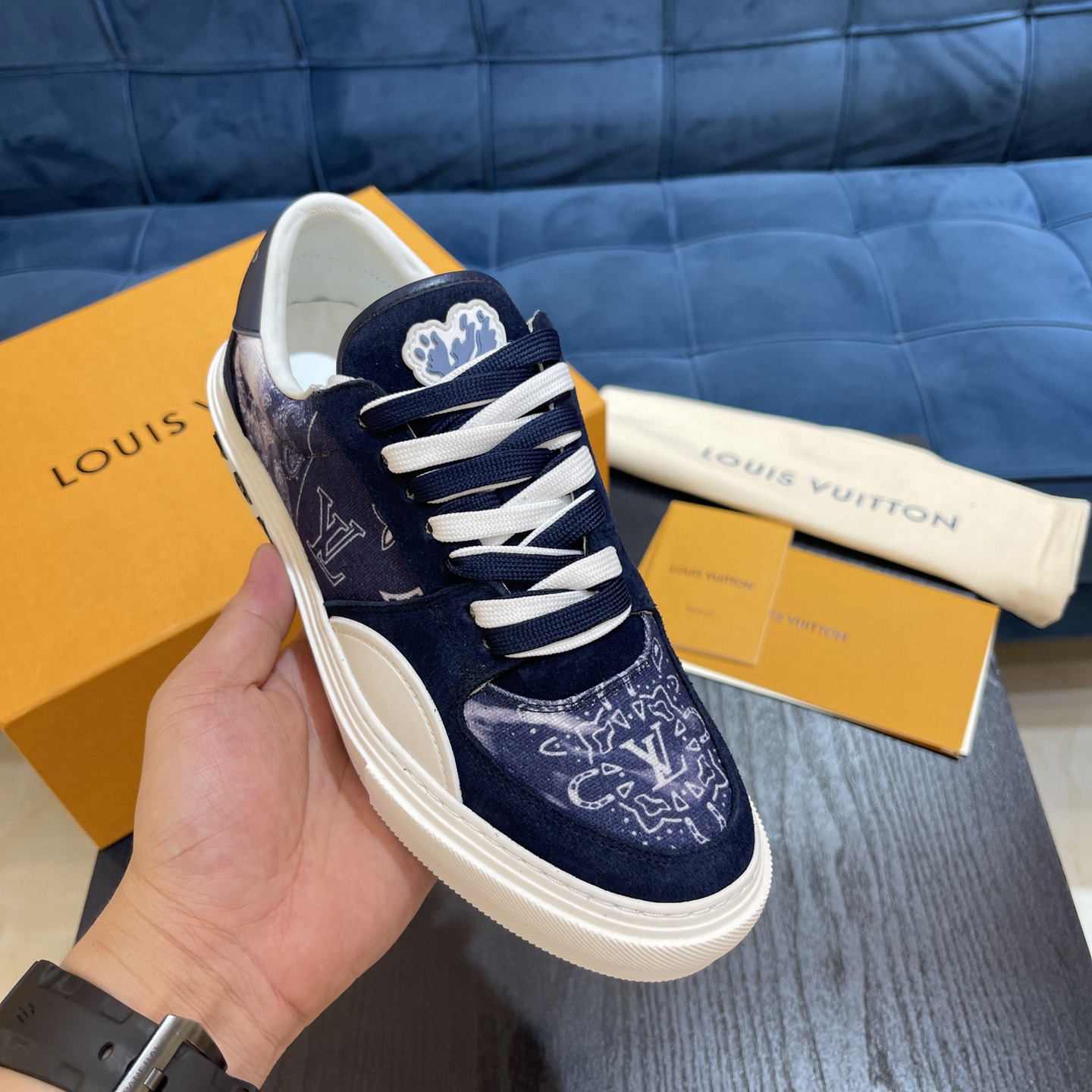 Louis Vuitton LV Ollie Sneaker       1AA7ME - FashionPlug