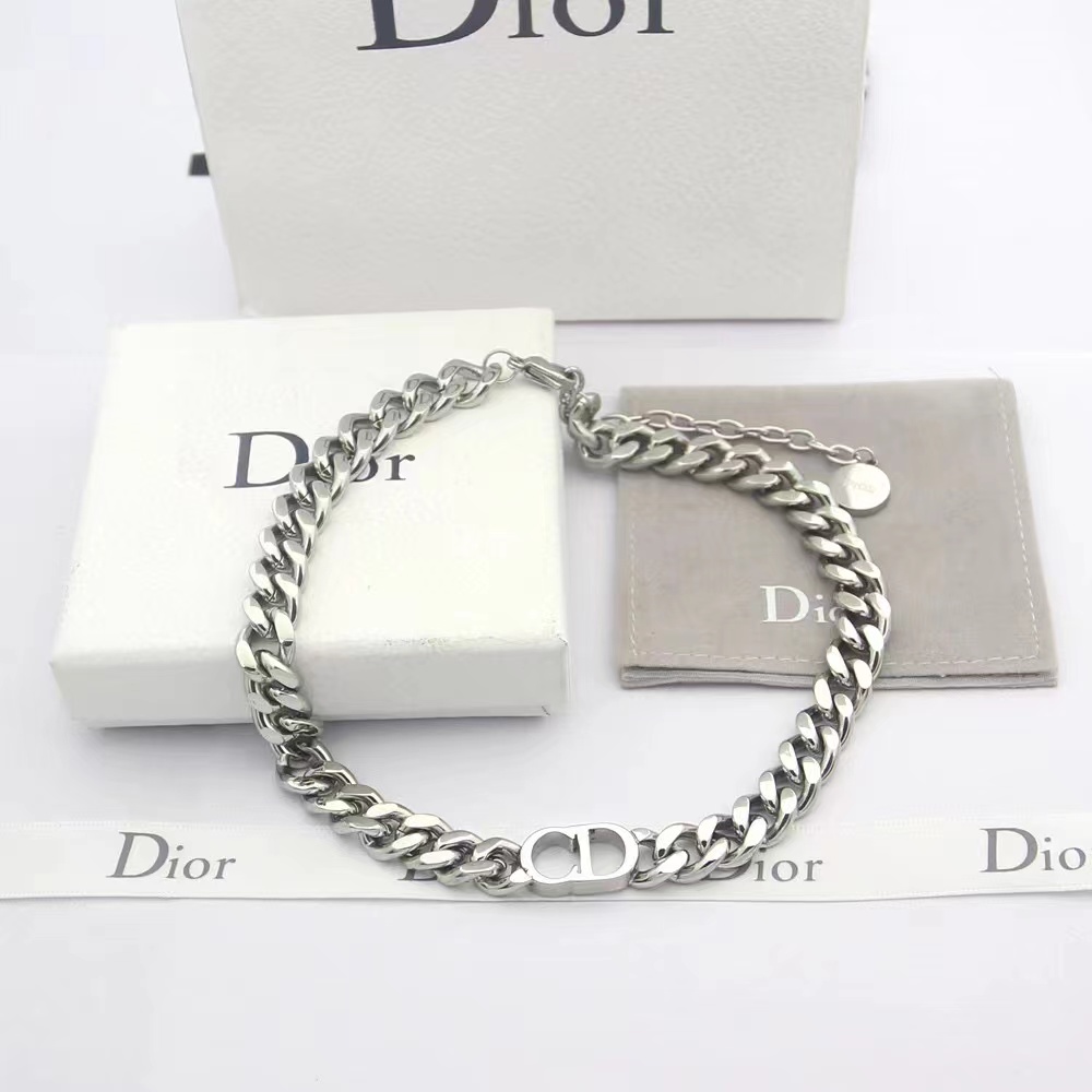 Dior Cuban  Necklace - FashionPlug