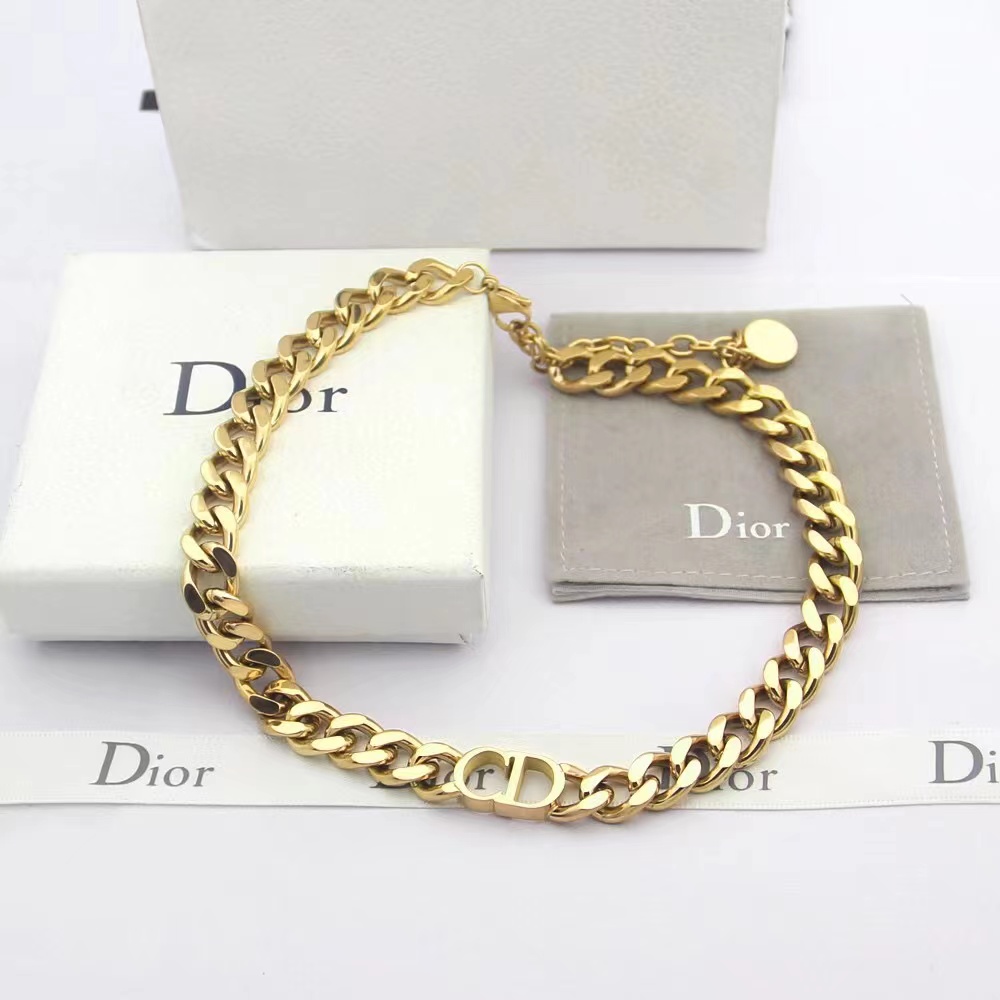 Dior Cuban  Necklace - FashionPlug