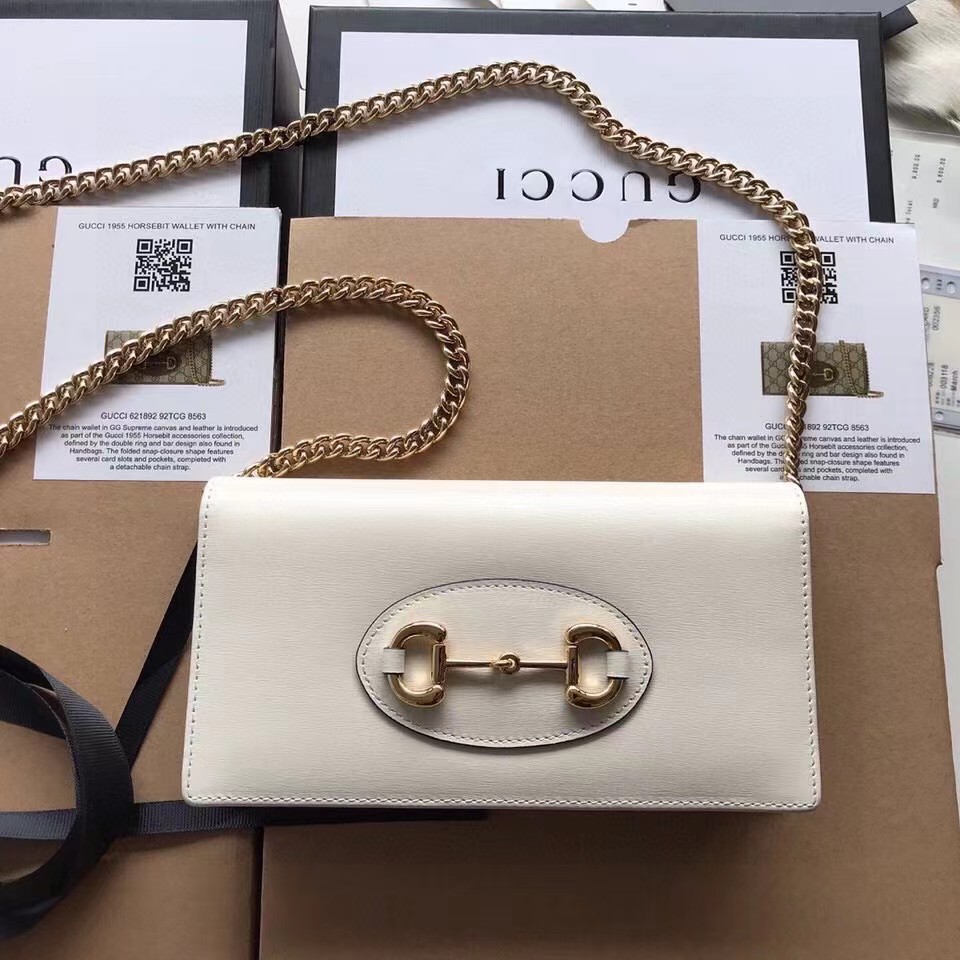 Gucci Horsebit 1955 Wallet With Chain(19-10-4) - FashionPlug