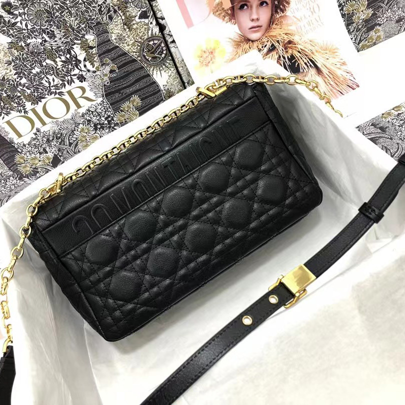 Dior Medium Caro Bag(25.5-15.5-8cm) - FashionPlug