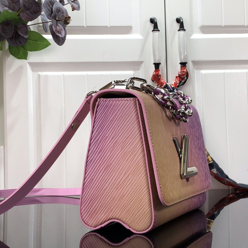 Louis Vuitton Twist PM Handbag(19-15-9CM)  M59896 - FashionPlug