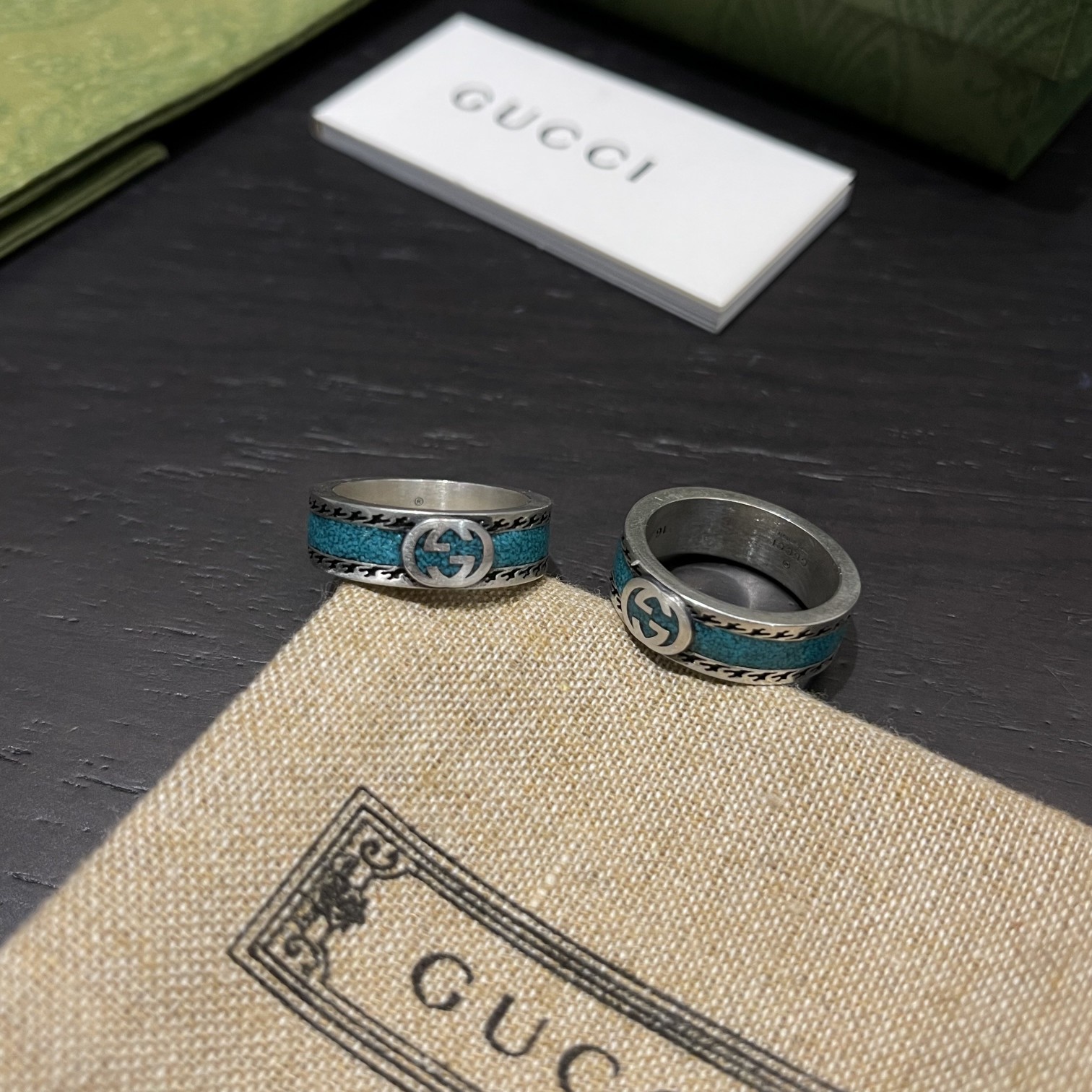Gucci Ring with Interlocking G - FashionPlug