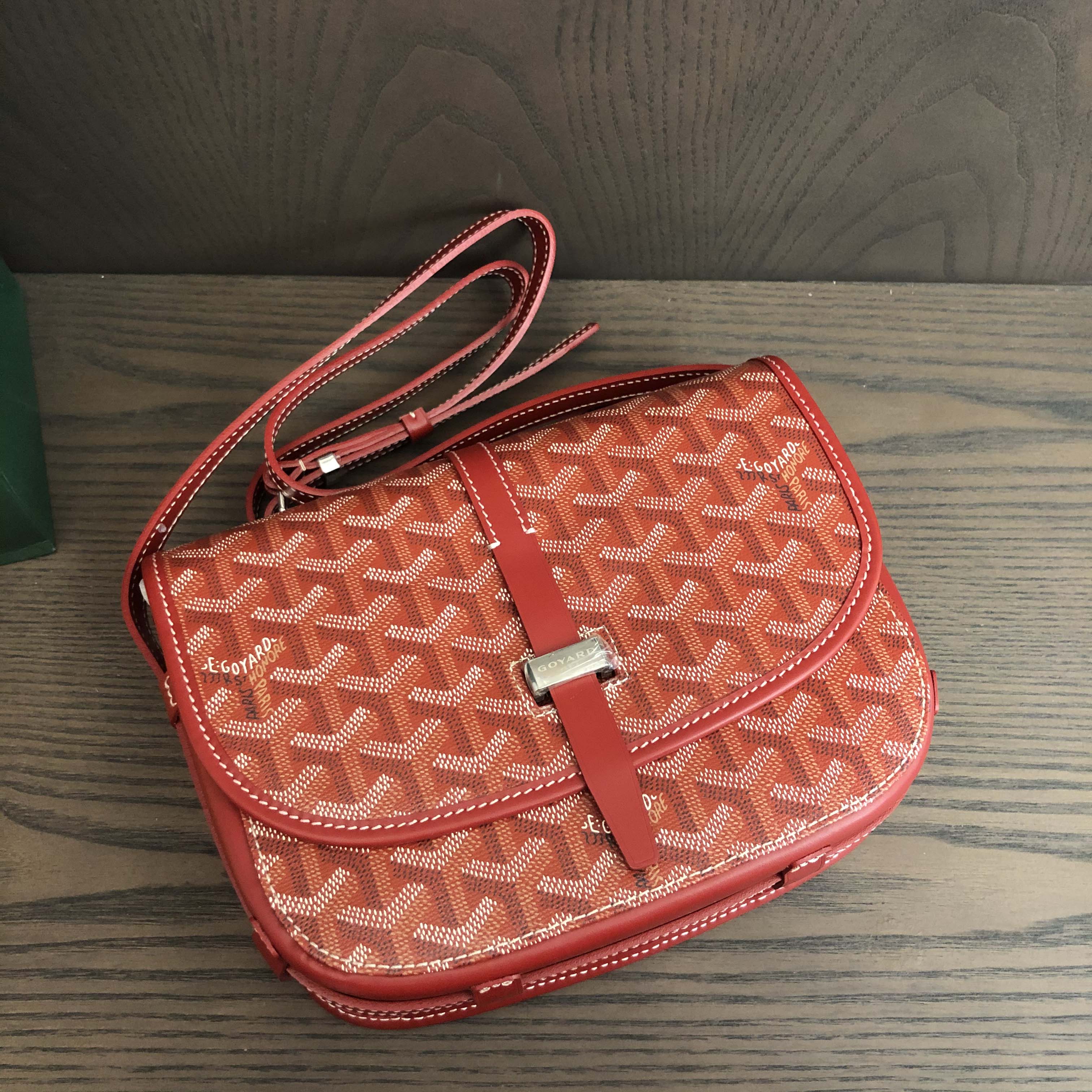 Goyard Belvedere PM Bag In Red(22-15-6.5cm) - FashionPlug