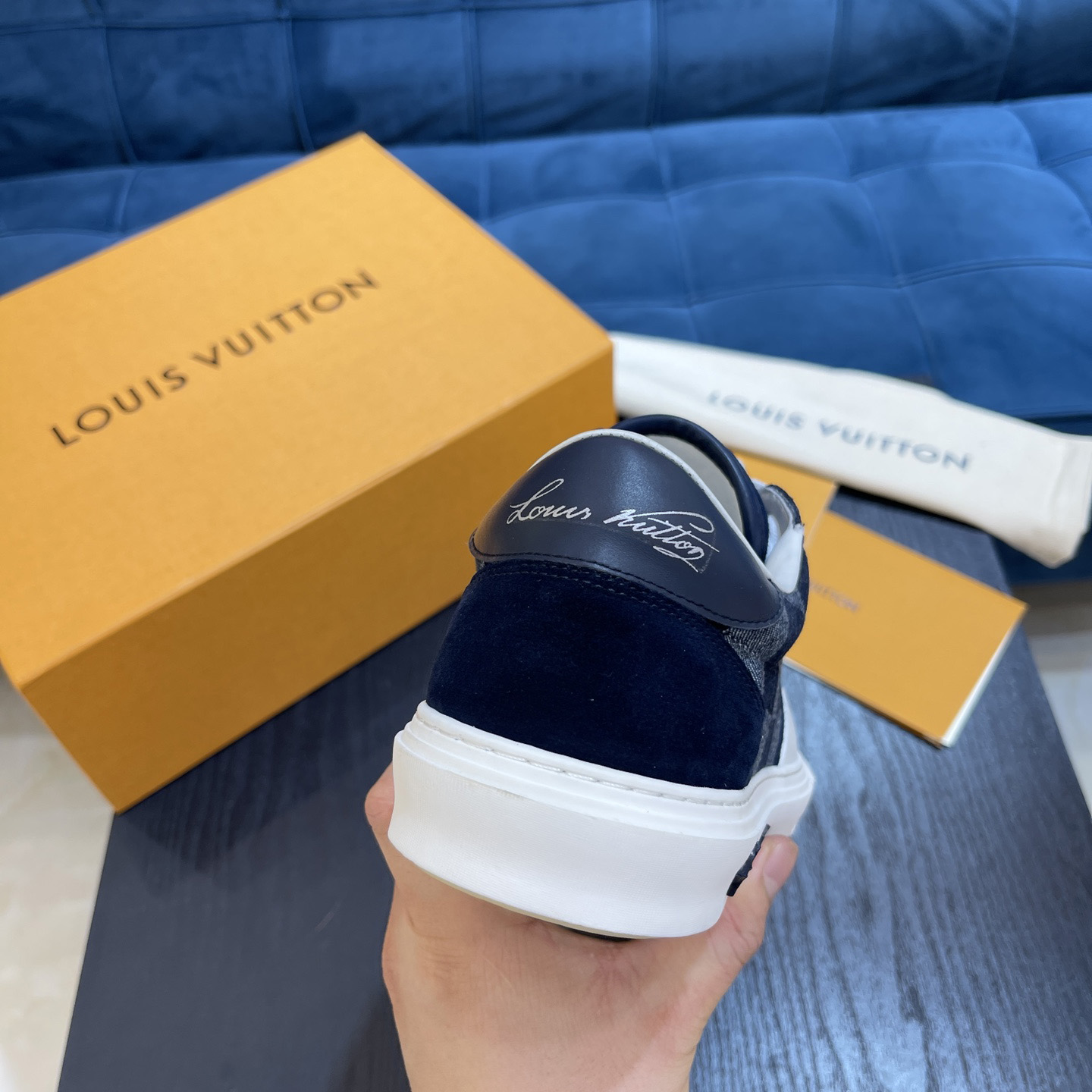 Louis Vuitton LV Ollie Sneaker      - FashionPlug